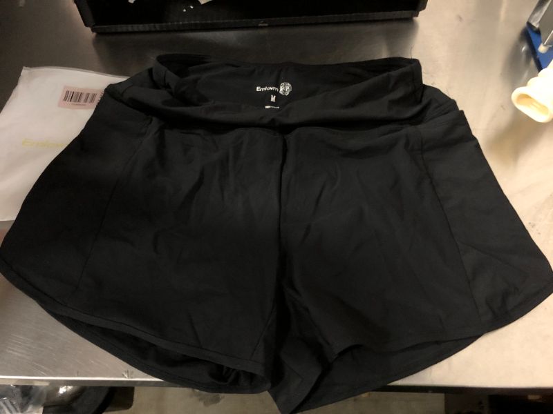 Photo 1 of Emlovm Sporty Black Mini Shorts Size M