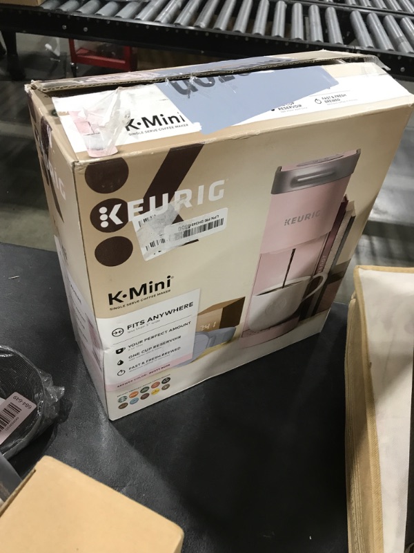 Photo 1 of Keurig K-Mini Single Serve K-Cup Pod Coffee Maker, 6 to 12oz Brew size, with Cord Storage, Perfect for Small Spaces, Dusty Rose