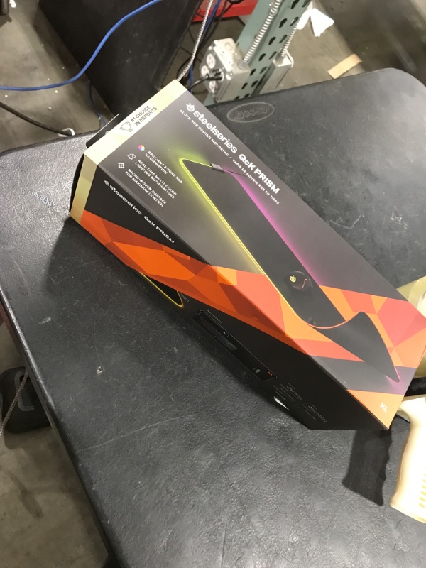 Photo 1 of SteelSeries QcK Gaming Mouse Pad - XL RGB Prism Cloth - Sized to Cover Desks