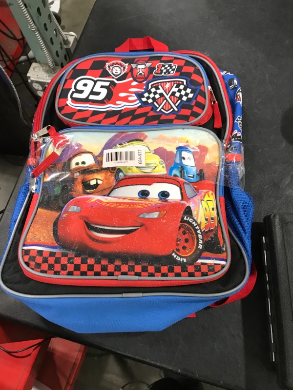 Photo 1 of lighting mcqueen backpack