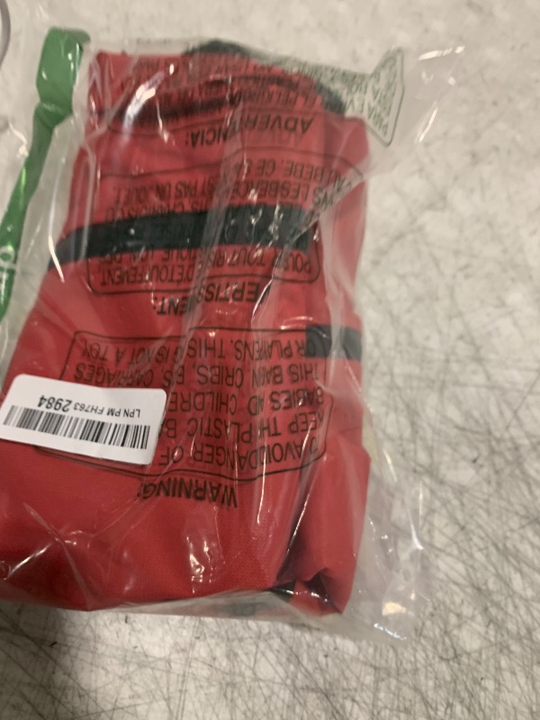 Photo 1 of Mosucoirl Dog Raincoat Waterproof Dog Hoodie Reflective Dog Raincoat Hooded Adjustable Rain Jacket for Small Medium Large Dogs Puppies (Red, L)