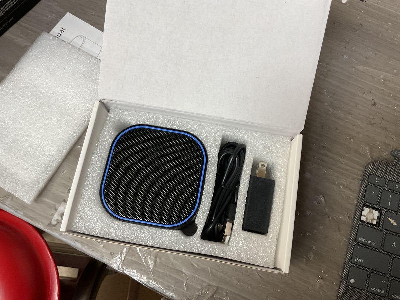 Photo 1 of Magicteam White Noise Machine with 20 Non Looping Natural Soothing Sounds Memory Function 32 Levels of Volume Powered by AC or USB and Sleep Sound Timer Therapy for Baby Kids Adults Black