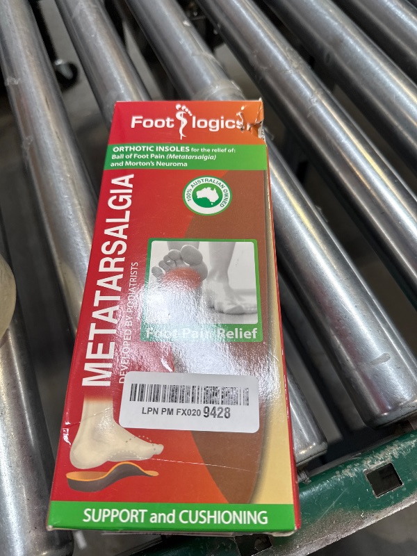 Photo 1 of Footlogics 3/4 Length Orthotic Shoe Insoles with Built-in Raise for Ball of Foot Pain, Morton’s Neuroma, Flat Feet - Metatarsalgia (M (Men's 8-9.5, Women's 9.5-11))