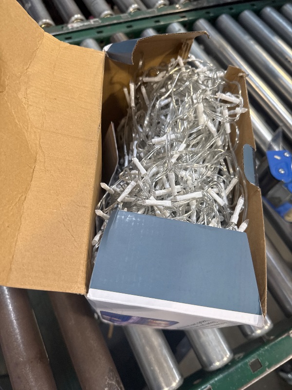 Photo 1 of 1332 LED 132FT Christmas Lights with 296 Drops, 12 Modes Dimmable Cool White Outdoor Hanging Lights with Timer Memory, Waterproof Curtain Lights for Home Bedroom Indoor Tree Window Roof Fence Wedding