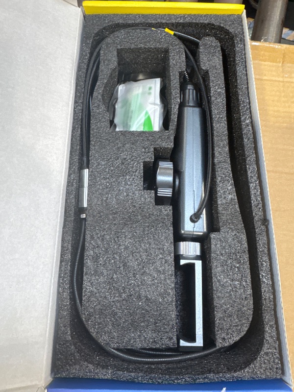 Photo 1 of gogolux Two-Way Articulating Borescope Camera with Light, 1920P HD Articulating Endoscope with Semi-Rigid Snake Camera, IP67 Waterproof Inspection, Gifts/Tools Bore Scope for Men for iPhone