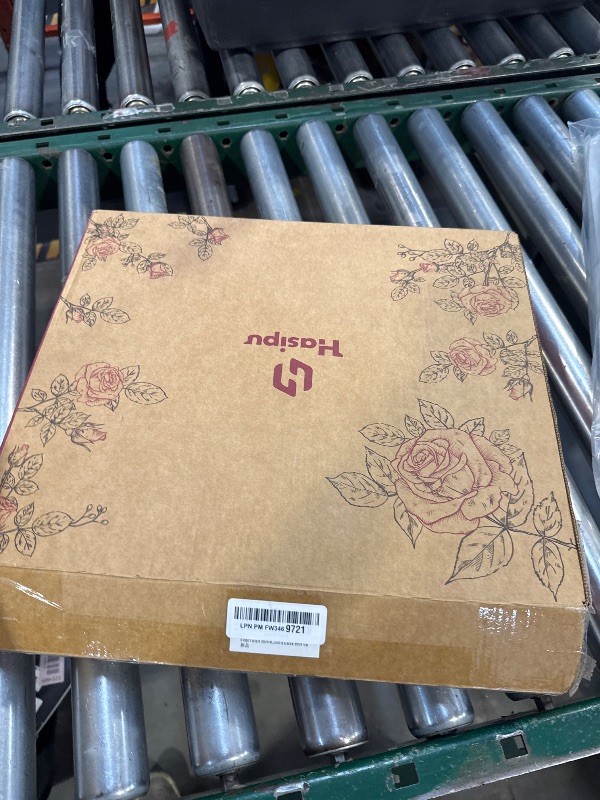 Photo 1 of Hasipu Vanity Mirror with Lights, 13.7" x 10.6" LED Makeup Mirror, Lighted Makeup Mirror with Lights, Smart Touch Control 3 Colors Dimmable Mirror White