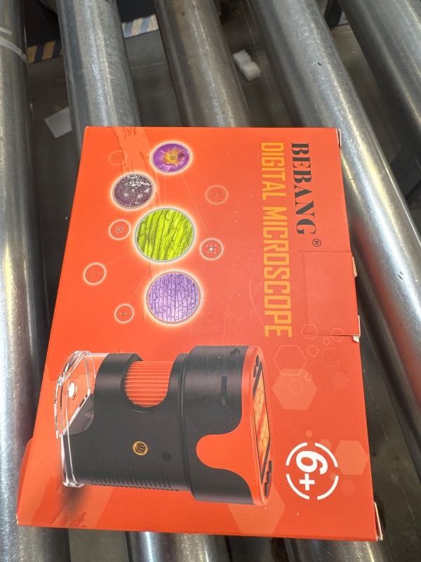 Photo 1 of 1000X Handheld Microscope for Kids 4K 2.0" Screen Rechargeable Mini Pocket Digital Microscopes w/Slides Kit Portable Edu Gift Age 4-6 8-12 Children Students