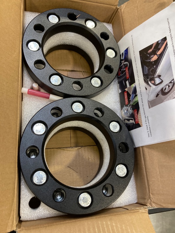 Photo 1 of 4pcs 6x5.5 Wheel Spacers M12x1.5 Thread Pitch 108mm Bore for 2004-2014 Chevrolet Colorado, 2003-2024 Toyota 4Runner, 2007-2014 FJ Cruiser, 1" (25mm) Thickness 6x139.7mm Adapters, Not Hubcentric