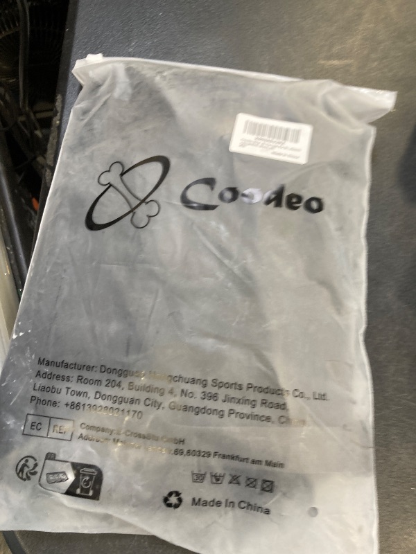 Photo 1 of Coodeo Dog Lift Harness, Pet Support & Rehabilitation Sling Lift Adjustable Padded Breathable Straps for Old, Disabled, Joint Injuries, Arthritis, Loss of Stability Dogs Walk (Black, XS)