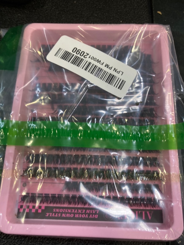 Photo 1 of 280Pcs Wispy Individual Lashes DIY Eyelash Extensions 8-16MM D-Curly Lash Extensions Lash Clusters 80D Cluster Eyelashes DIY at Home by ALICE