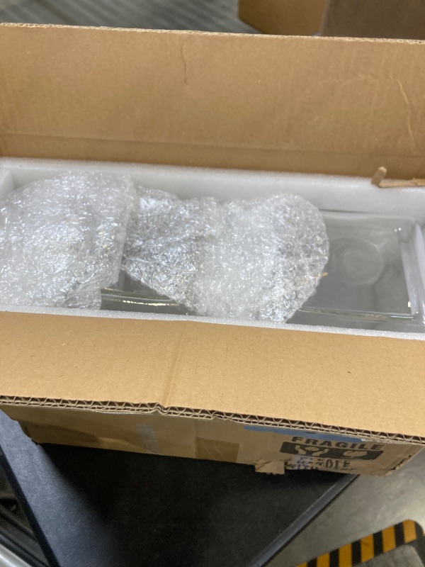 Photo 1 of 2 Pack 1 Gallon Square Glass Pitcher with Lid and Spout, Borosilicate Glass Carafe for Hot/Cold Drink, Water Pitchers with Handle for Fridge, Extra Large Jug for Iced Tea, Coffee, Juice, Beverage