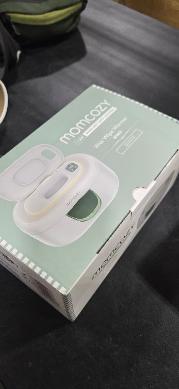 Photo 1 of Momcozy Baby Wipe Warmer, Innovative Spring Design, Large Capacity Wipes Dispenser, Fast and Even Heating, 4 Modes of Temperature Heating Control, Diaper Wipe Warmer with Night Light