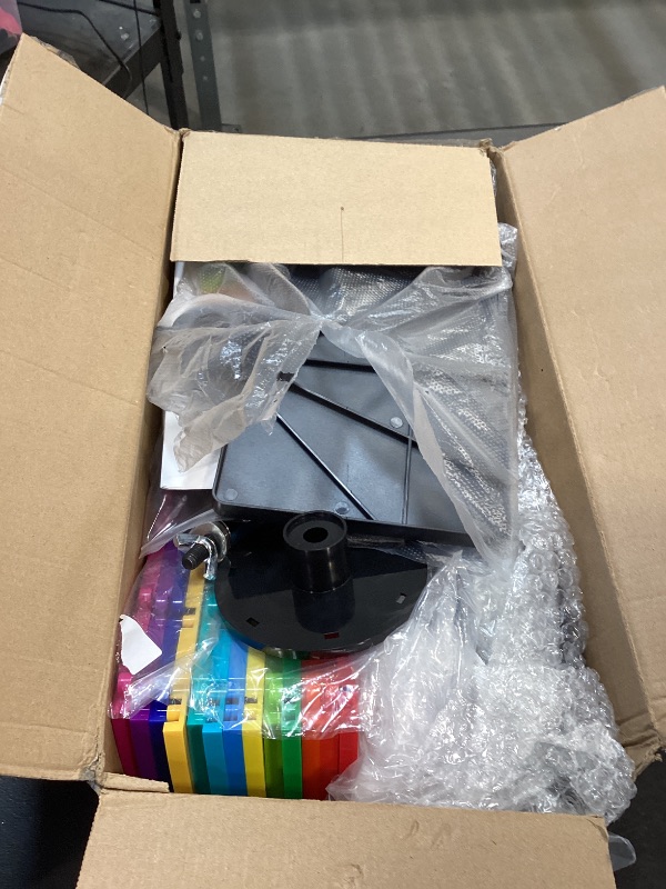 Photo 1 of 24 Inch Prize Wheel Spinner with Stand, 14 Slots Color Heavy Duty Spinning Wheel for Prizes, Spin The Wheel Game with Stand for Tabletop or Floor, Suitable for Trade Show, Carnival, Classroom, Family