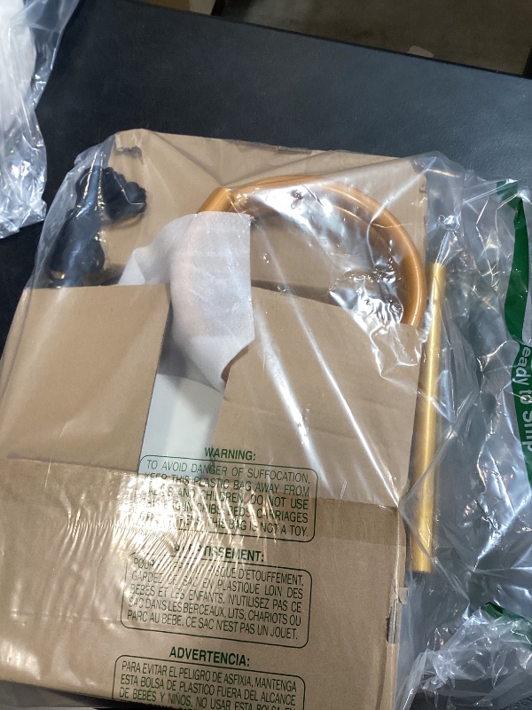 Photo 1 of AerWo Balloon Arch Kit 9.35FT & 6FT, Free Bending Half Balloon Arch Stand with Base, Floor Gold Balloon Arch Frame Backdrop for Wedding Birthday Party Baby Shower Yard Lawn Home Christmas Decorations