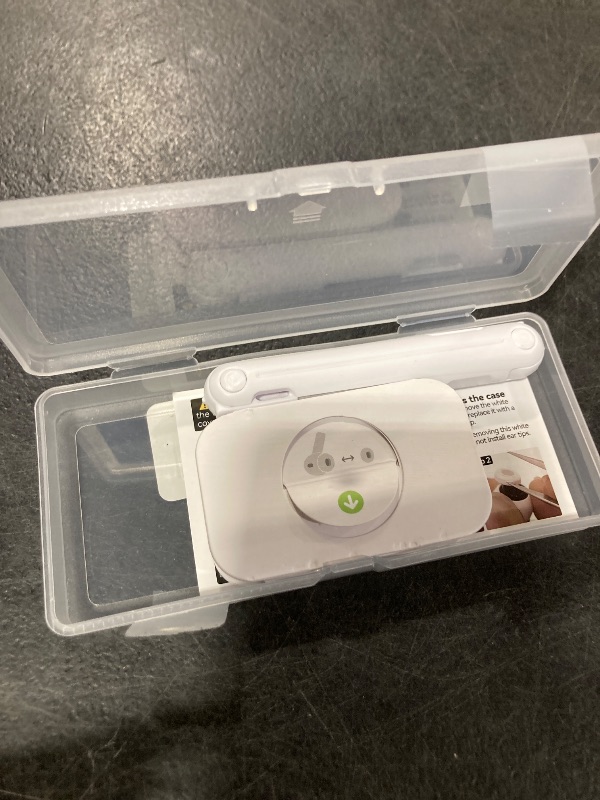 Photo 1 of Inesore 5 Pairs Replacement Ear Tips for AirPods Pro 3 (2025) with Portable Storage Box & Cleaner Pen,Built-in dust Guard Screen Silicone Ear Tips 5 Sizes (XXS/XS/S/M/L)-White