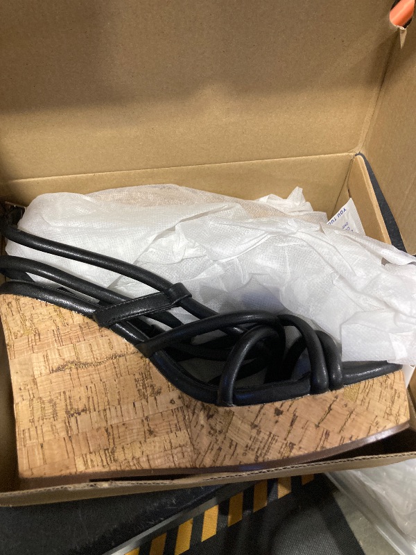 Photo 1 of Coutgo Women Platform Wedge Sandals Cork Slingback Wedges Espadrilles Heels Summer Shoes 8