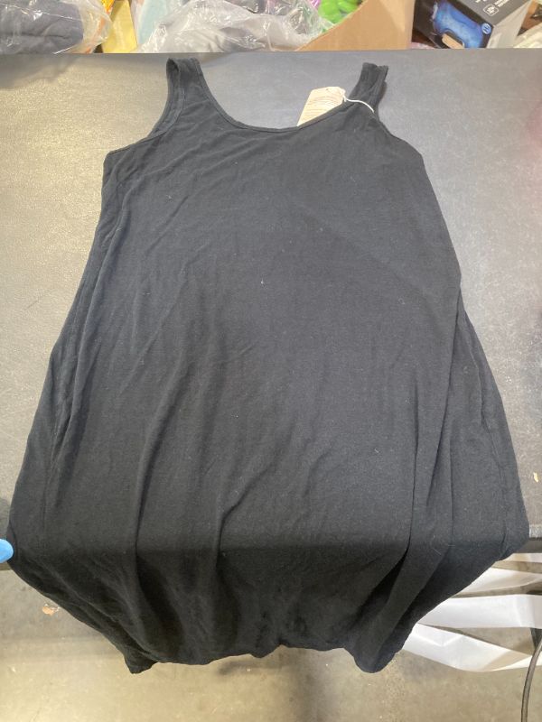 Photo 1 of 1XL- WOMENS MIDI TANK TOP DRESS  BLACK