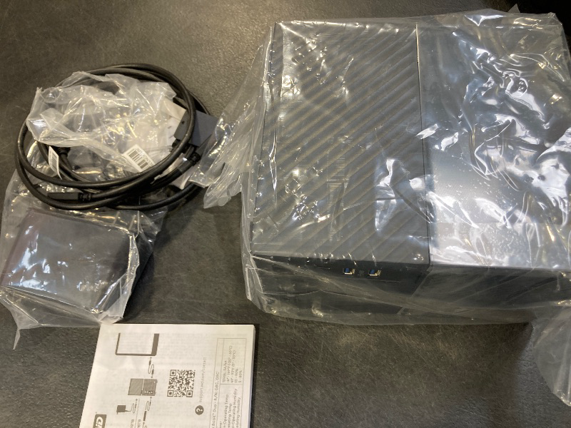 Photo 1 of Western Digital 20TB My Book Duo Desktop RAID External Hard Drive HDD, USB 3.1, With Password Protection and Auto Backup Software - WDBFBE0200JBK-NESN