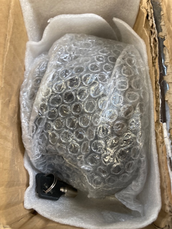 Photo 1 of 2 5/16-Inch Heavy-Duty Trailer Hitch Lock - Anti-Theft Coupler Lock for Travel Trailers, RVs, Boats & Trucks | Premium Security with Safety Chain Protection | Fits 2 5/16" Couplers