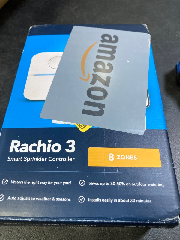 Photo 1 of Rachio WiFi Smart Sprinkler Controller (8-Zone Irrigation Remote Control) – App-Based Scheduling, Local Weather Intelligence, Rain Skips, Easy DIY Install