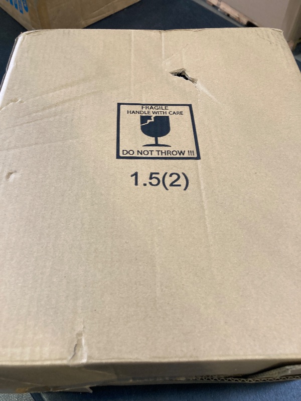 Photo 1 of 2 PCS 1.5 Gallon Drink dispenser, Glass Beverage Dispenser With Wood Stand, Large Water Drink Dispensers for Parties With Stainless Steel Spigot, Ideal for Lemonade,Juice, Tea, and Party Drinks