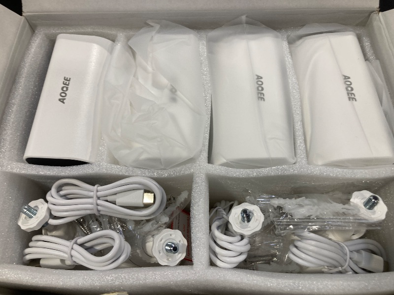 Photo 1 of AOQEE Cameras for Home Security-2K Wireless Security Camera Outdoor with AI Motion Detection & Siren, Non-Stop Solar Powered Charging, Color Night Vision, SD/Cloud Storage, Waterproof, S1 4P