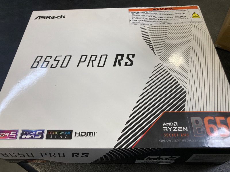 Photo 1 of ASRock B650 PRO RS AMD Ryzen 7000 Series Processors Motherboard