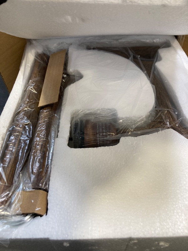 Photo 1 of OYEARS Retro Farmhouse Floor Lamp for Living Room Rustic Standing Lamps Tree Trunk Deco Modern Country Vintage Wood Floor Lamp?Brown?
