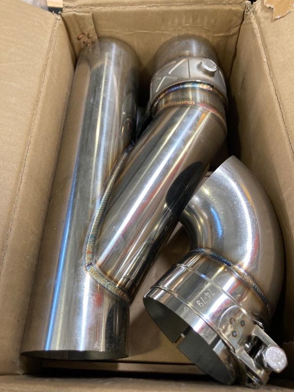 Photo 1 of 3 Inch Electric Exhaust Cutout with Elbow Valved Muffler Valvetronic Exhaust Valve Kit