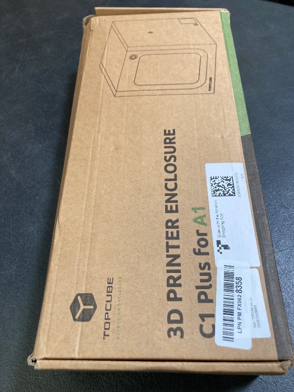 Photo 1 of TOPCUBE 3D Printer Enclosure for Bambu Lab A1, Upgraded Large Size Enclosure with LED Light, Fireproof Waterproof Dustproof Noise Reduction Constant Temperature 3D Printer Cover, 540x600x670MM