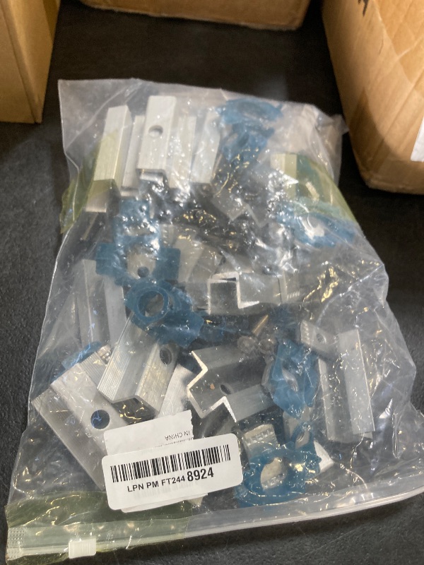 Photo 1 of 20Pcs Solar Panel Clamps for Unistrut System Mount, Clips Bracket Mounting Hardware, Wide PV Photovoltaic Support Mid Mount, Adjustable Secure Aluminum Kit with Bolt Nut Fit Standard Roof Solar Panel