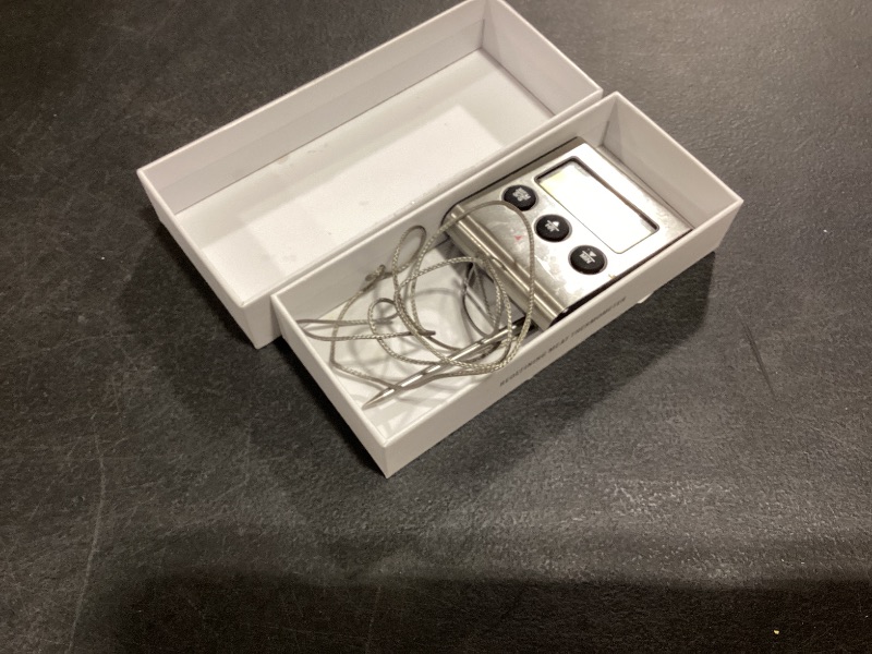 Photo 1 of Bluetooth Wireless Meat Thermometer with App, Touch Screen, Audible Alarm, 2 Probes, 800ft Range & Rechargeable Base, Kitchen Food Thermometer for Cooking, BBQ, Smoker | Stocking Stuffers for Men