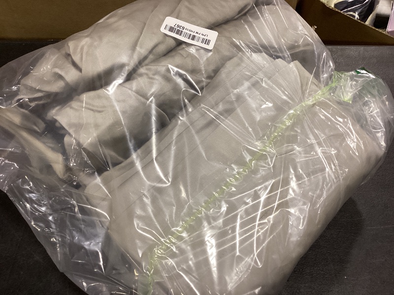 Photo 1 of Cottingon 4 Piece Flex Head King Sheet Set, Top 34 Inch Split Sheets for Sleep Number Adjustable Beds, Soft Breathable 100% Egyptian Cotton, Fits Upto 16" Deep Mattress 78"X80"+ 34", Light Grey