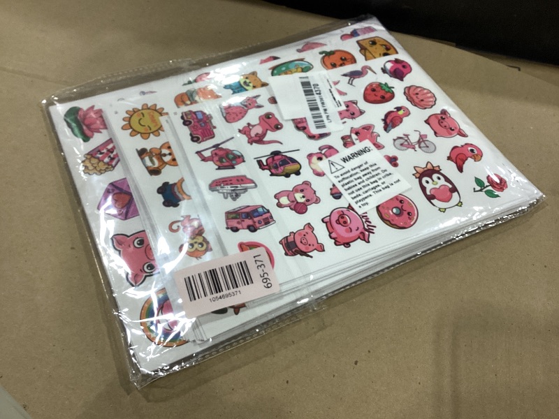 Photo 1 of 1200PCS Water Bottle Cute Animal Stickers for Kids Classroom - Waterproof Vinyl Sticker Bulk Pack for Adults Girls Boys Teens