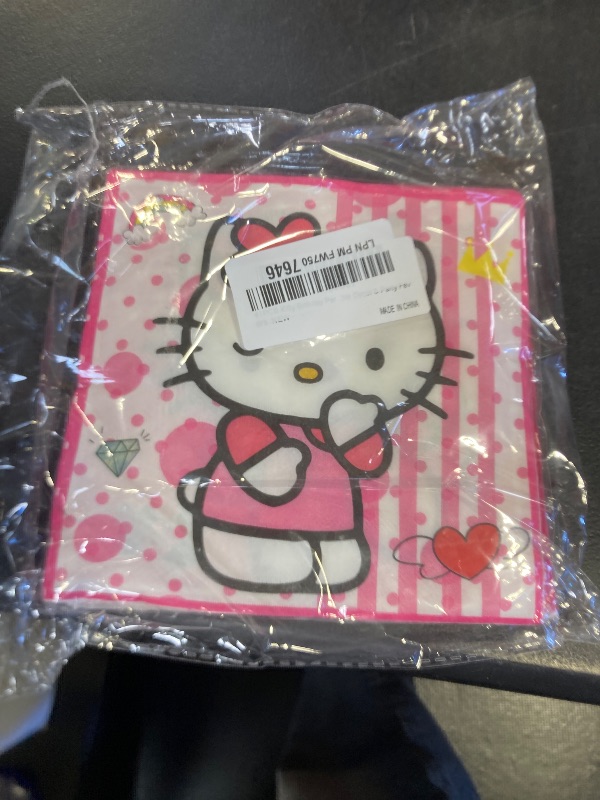 Photo 1 of 41PCS Kitty Birthday Party Supplies Set: 20 Plates, 20 Napkins, 1 Tablecover - Perfect for Girls' Birthday Parties, Family Gatherings & Kids' Celebrations, Ideal Table Decor & Party Favors