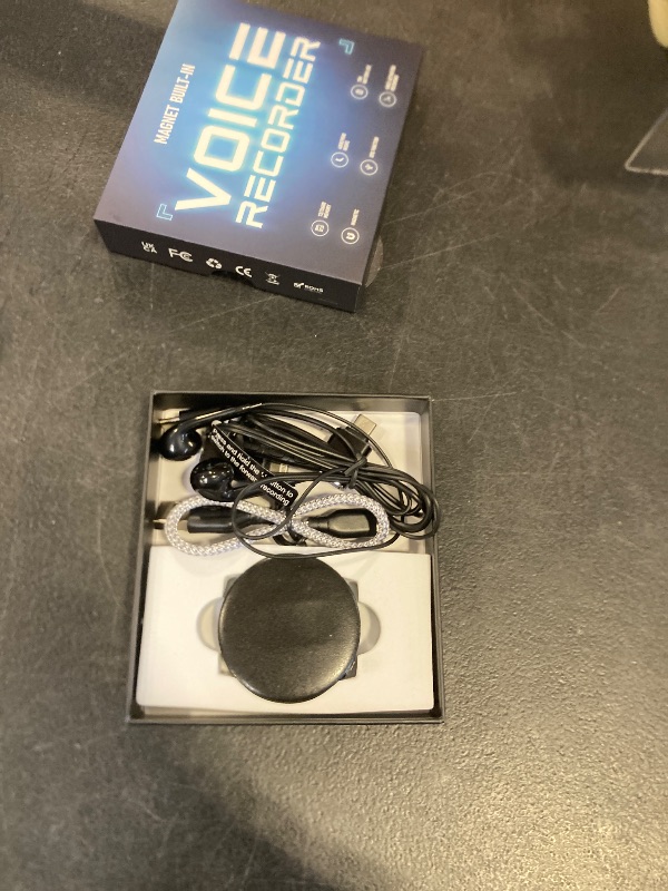 Photo 1 of 136GB Natesukii Magnetic Voice Activated Recorder - 9800Hrs Recording Device with Al-Intelligent Triple Noise Reduction Portable Dictaphone Digital Voice Recorder with Playback for Lecture Meeting