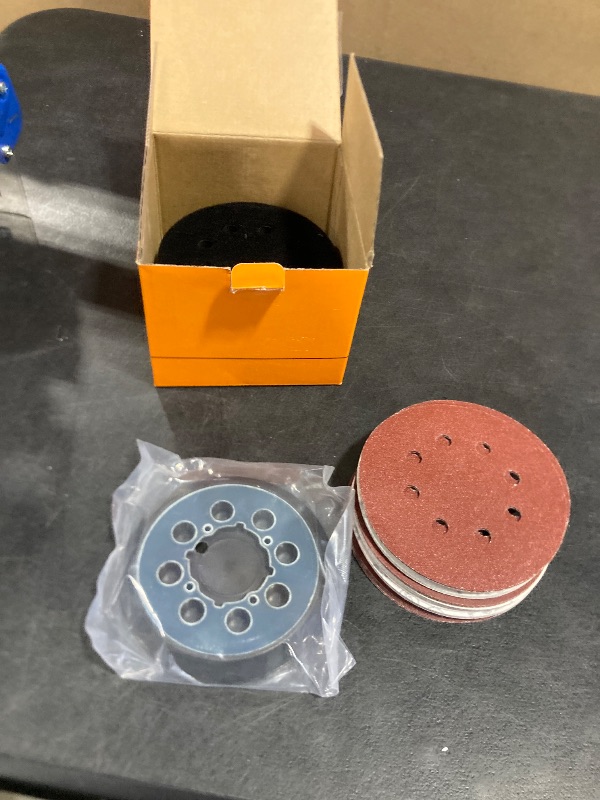Photo 1 of 5 inch DeWalt DWE6423/6423K, DWE6421/6421K, DCW210B Random Orbital Sander Replacement Pad with 5 inch 8 Hole Hook Loop Foam & Sanding Backing Pads Sanding Discs Include 100/150/180/240/320/400 Grit