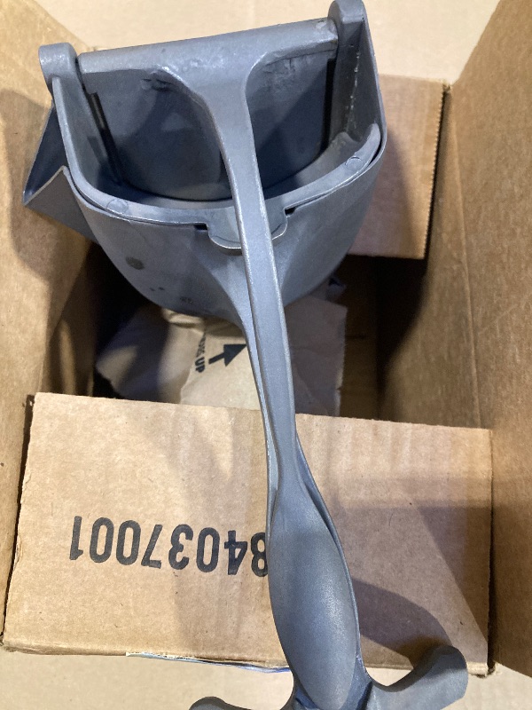 Photo 1 of Bar Juicer, Fruit Juice Handheld Press Squeezer With Seed Filter, Heavy Duty Aluminum Alloy Hand Manual Extractor for Single Citrus Orange Pomegranates Apple Fruit Lemon Lime (Silver)