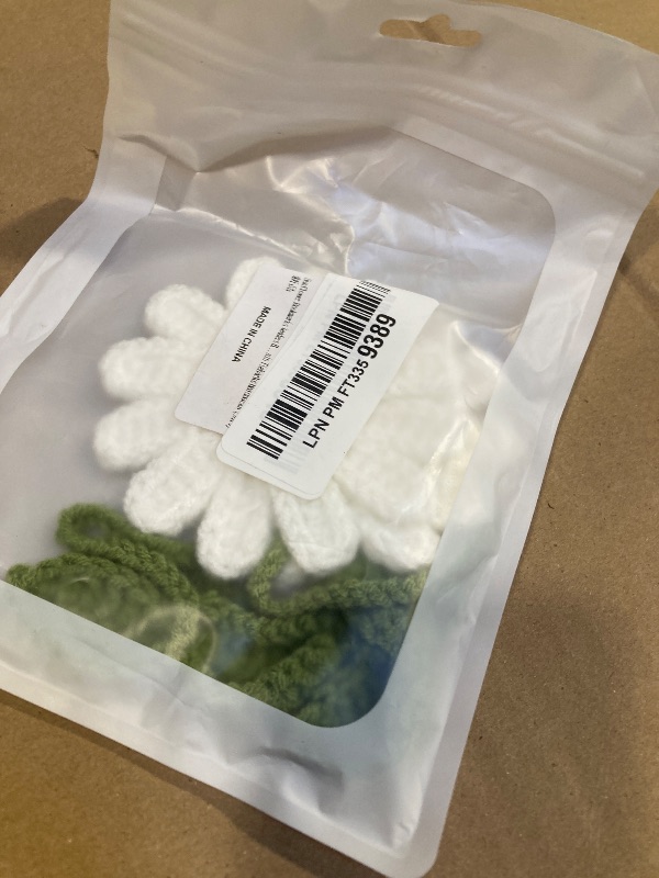 Photo 1 of 2Sets Daisy Bookmarks Handmade Knitted Bookmark for Readers Book Lovers Writers, Curtain tiebacks holdbacks,Car Ornaments