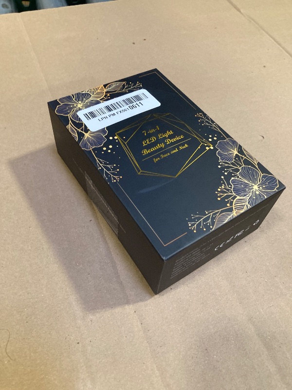 Photo 1 of Dopsikn 7 Color Galvanic Machines - Red Light Therapy for Face and Neck, Face Massager Tool for Wrinkles, Double Chin, Vibrating Facial Massager with Thermals, Black