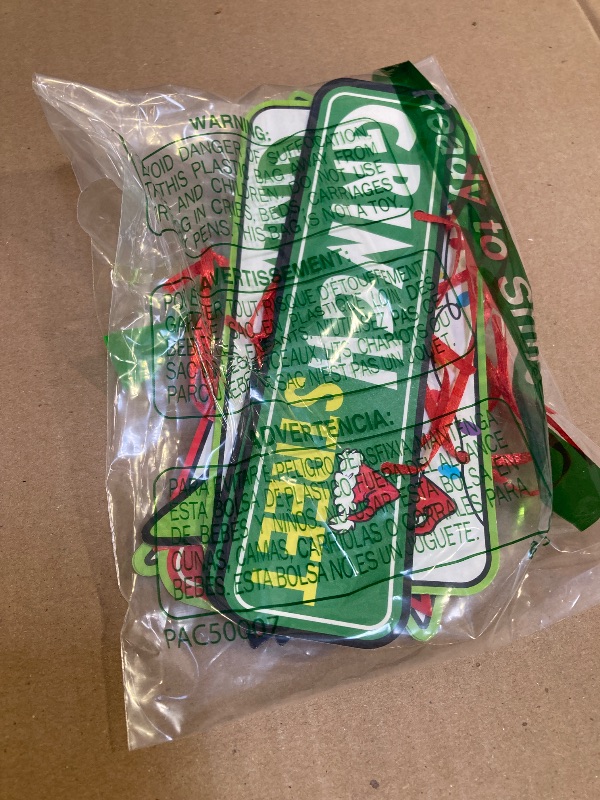 Photo 1 of 18pcs Grinchs Ornaments for Christmas Tree, Grinchs Tree Decor, Whoville Christmas Decorations Paper Hanging Ornaments for Winter Xmas Party Favor Supplies