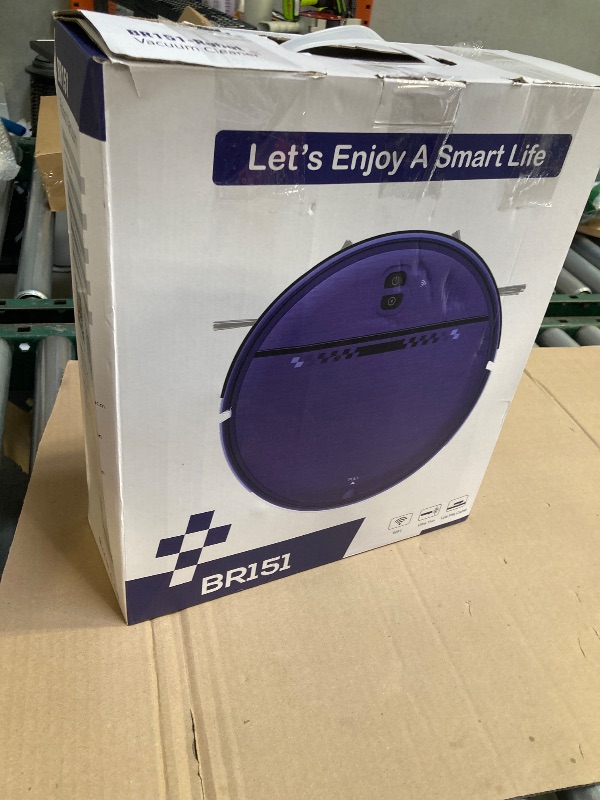 Photo 1 of Robot Vacuum and Mop Combo, 2-in-1 Mopping Robot Vacuum Cleaner with 2300Pa Suction, 2.87'' Slim Design, Wi-Fi/App/Voice Control, 3D Obstacle Avoidance&Self-Charging for Hard Floors, Carpets, Pet Hair