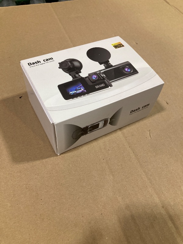 Photo 1 of 1080P Dual Dash Camera for Car Front and Inside Dashcam Car Security Video Recorder,170°Wide Angle Vehicle Cam,WDR,G-Sensor,2’’ IPS Screen,Loop Recording,Night Vision (Dual Dash Cam Without Card)