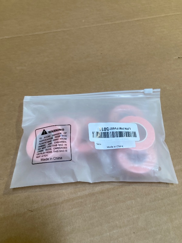 Photo 1 of 6 Rolls Eyelash Tape,Adhesive Fabric Eyelash Extension Tape,Breathable Micropore Fabric Tape for Eyelash Extension Supplies,9 m/10 Yard Each Roll (Pink)