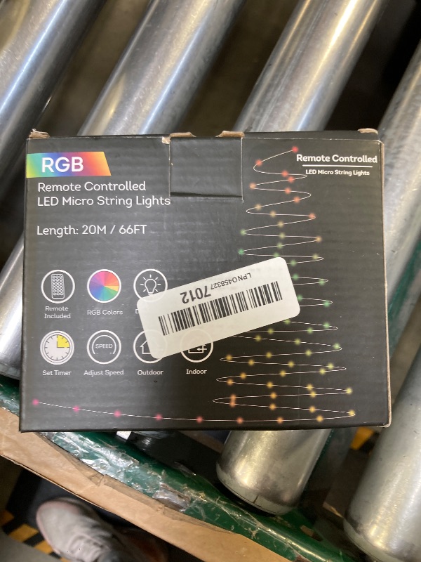 Photo 1 of 66ft Waterproof Outdoor LED Rope Lights - Color Changing Romantic Fairy Lights with Remote Control - 200 LEDs for Valentine's Day, Garden, Patio, Date Night & Anniversary Décor