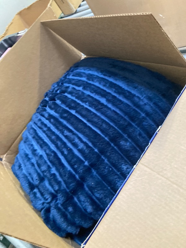 Photo 1 of BEDELITE Fleece California King Comforter Set -Super Soft & Warm Fluffy Navy Blue Bedding, Luxury Fuzzy Heavy Bed Set for Winter with 2 Pillow Cases