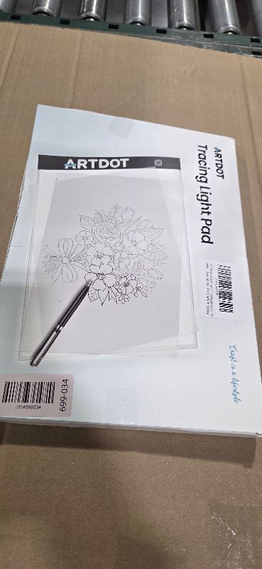 Photo 1 of ARTDOT A4 LED Light Pad for Diamond Painting Kits for Adults, USB Powered Adjustable Brightness Diamond Art Light Board with Accessories