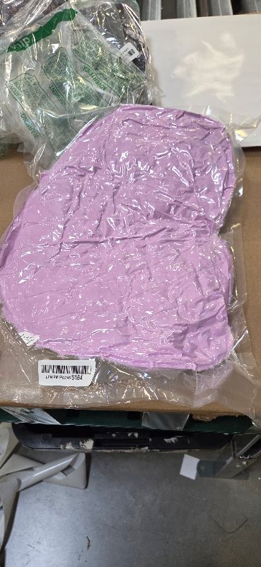 Photo 1 of 16 Inch Lavender Heart Pillow Valentine Soft Decorative Throw Pillows, Heart Shaped Fluffy Faux Fur Pillows Cushions for Couch Chair Bed Bedroom Room Home Decor Aesthetic (1, Lavender, Medium-16"x13")