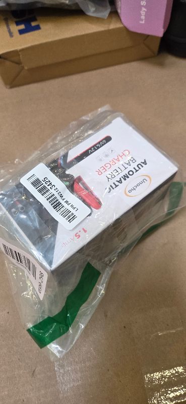 Photo 1 of 6V 12V Battery Charger 1.5A Automatic Battery maintainer trickle Battery Charger Smart Float Charger for auto car Motorcycle Lawn Mower Boat Motorcycle Snowmobile