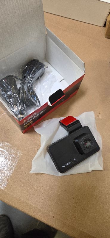 Photo 1 of 3-Inch 1080P HD Dash Cam for Cars, Wide-Angle Driving Recorder with Night Vision, Loop Recording